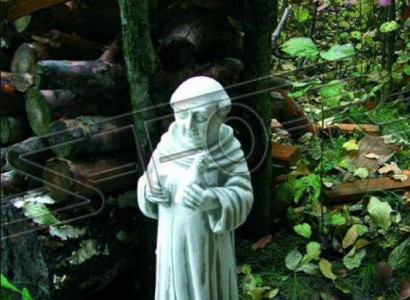 Garten Dekoration Mönch Statue Skulptur Figuren Skulpturen Designer